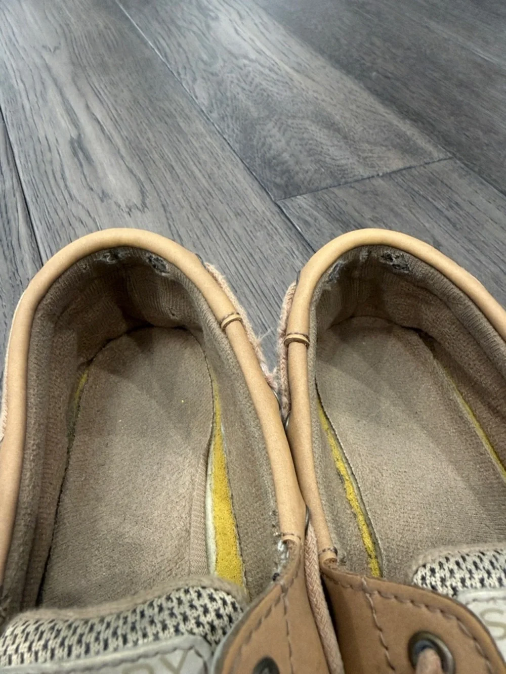 Sperry Kids Moccasin Boat Shoes in Tan